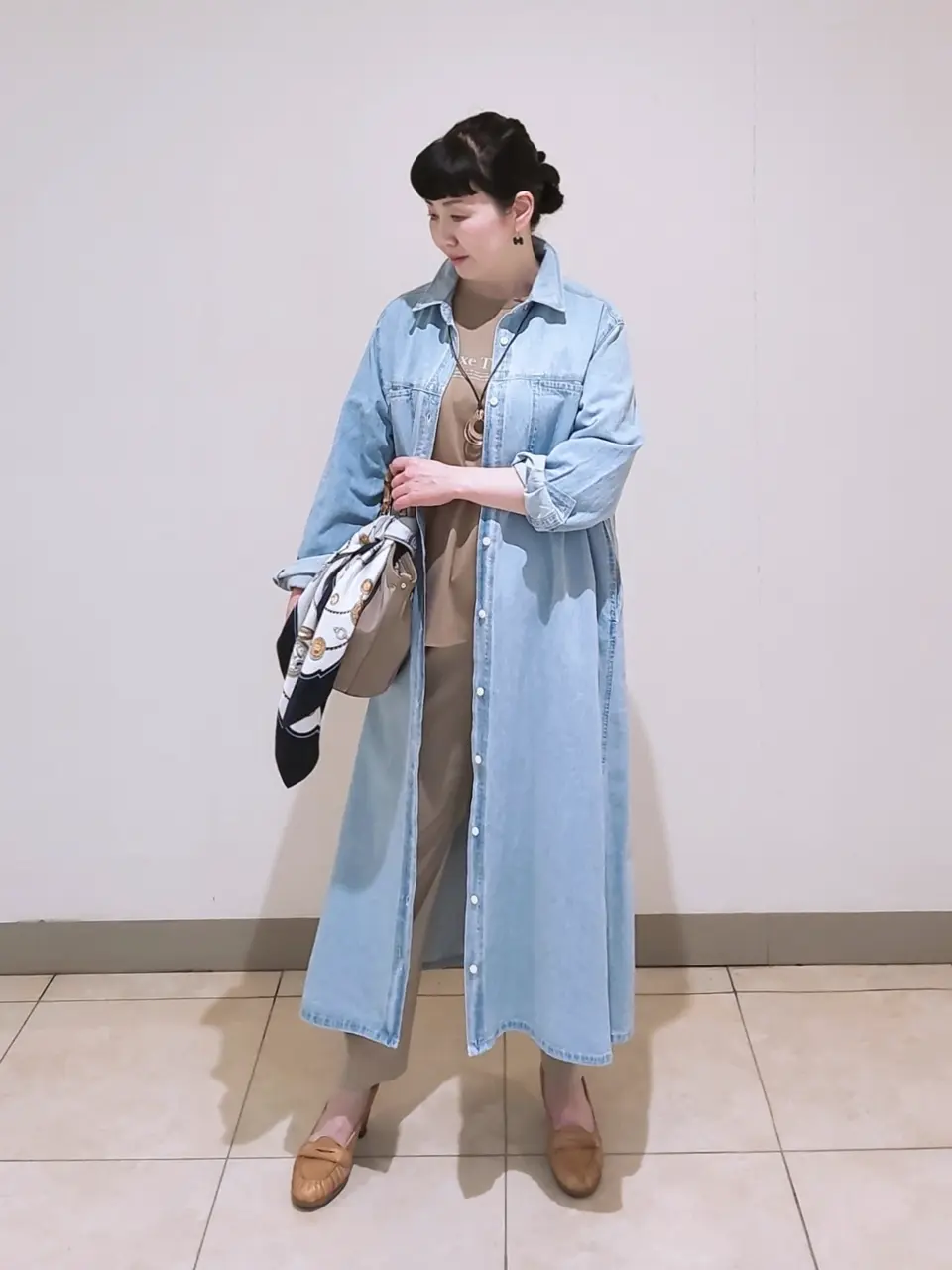 J.PRESS LADIES L スタッフ コーディネート画像