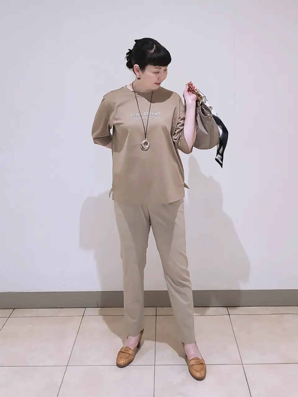 J.PRESS LADIES L スタッフ コーディネート画像