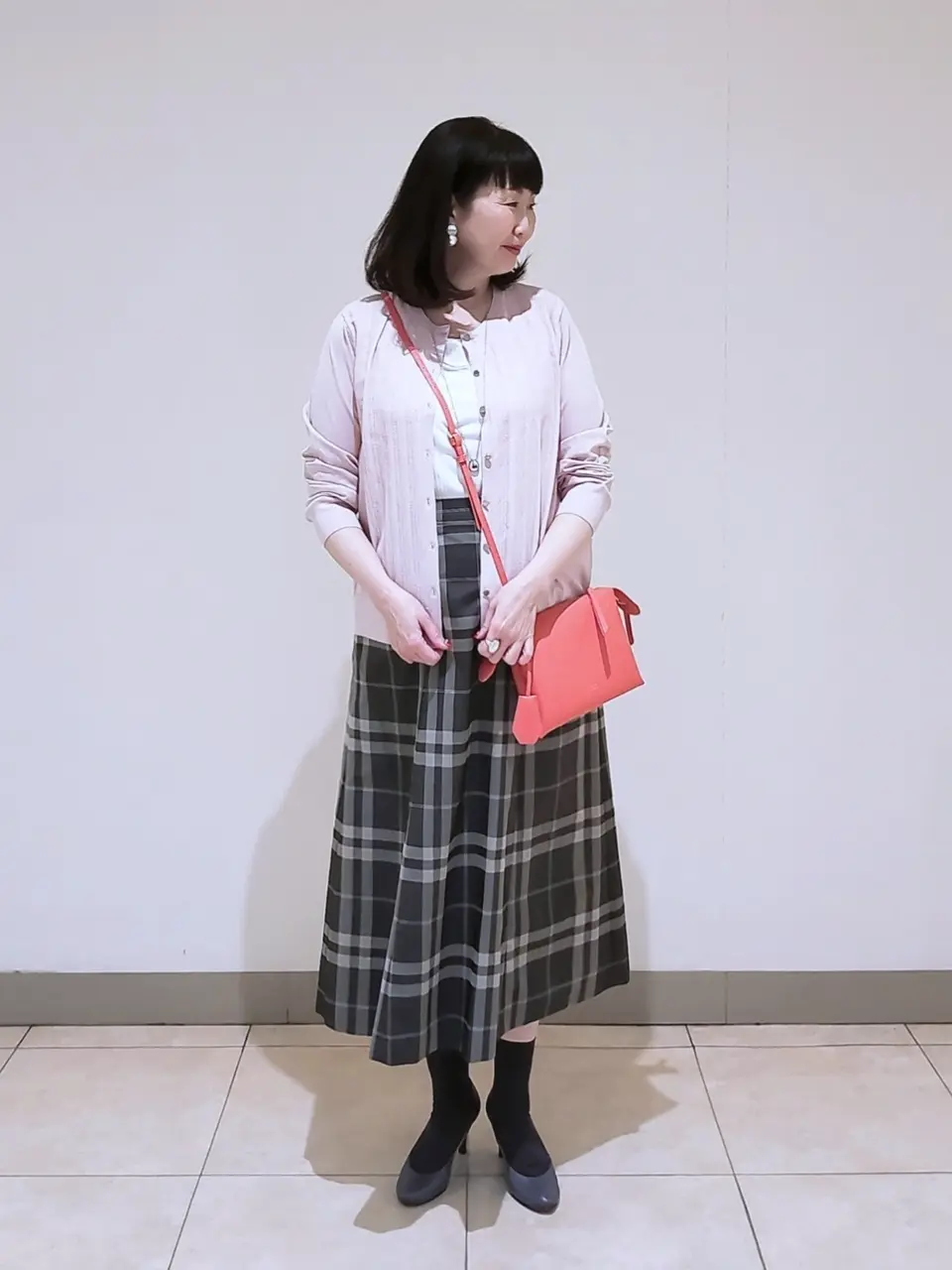 J.PRESS LADIES L スタッフ コーディネート画像