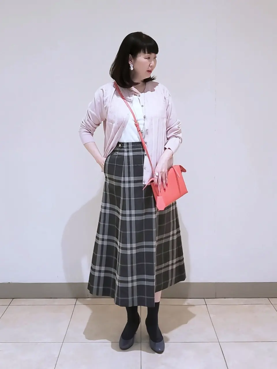 J.PRESS LADIES L スタッフ コーディネート画像