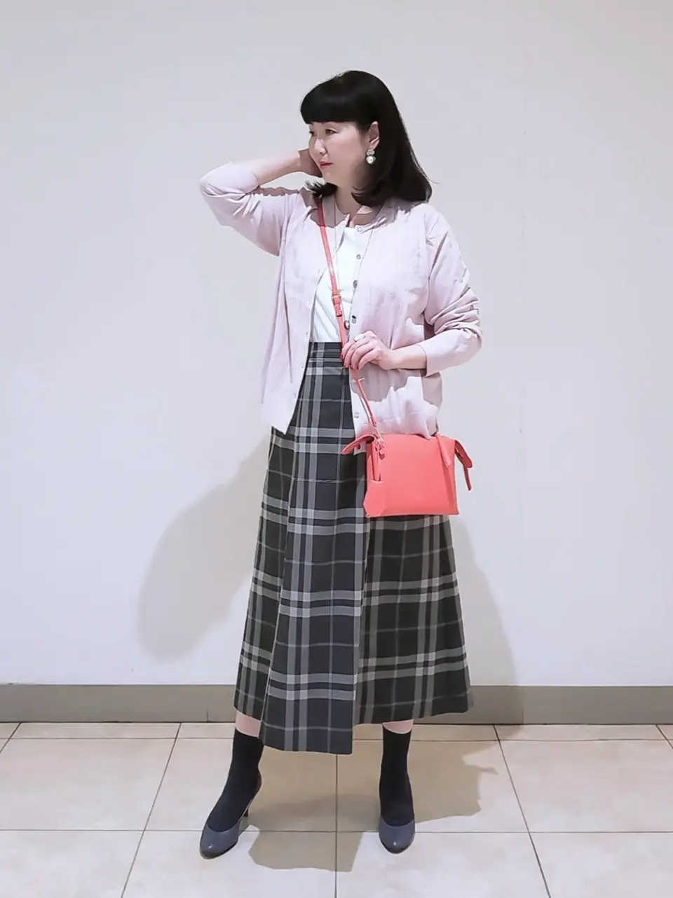 J.PRESS LADIES L スタッフ コーディネート画像