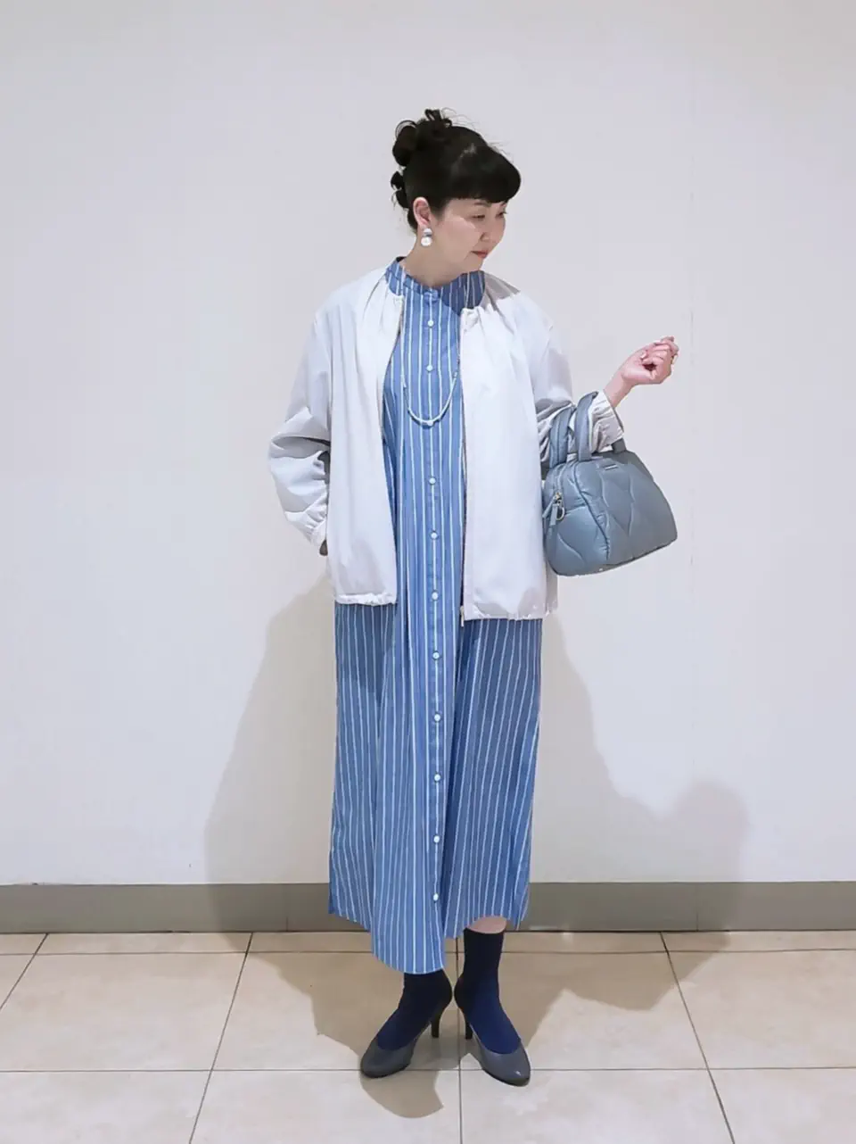 J.PRESS LADIES L スタッフ コーディネート画像