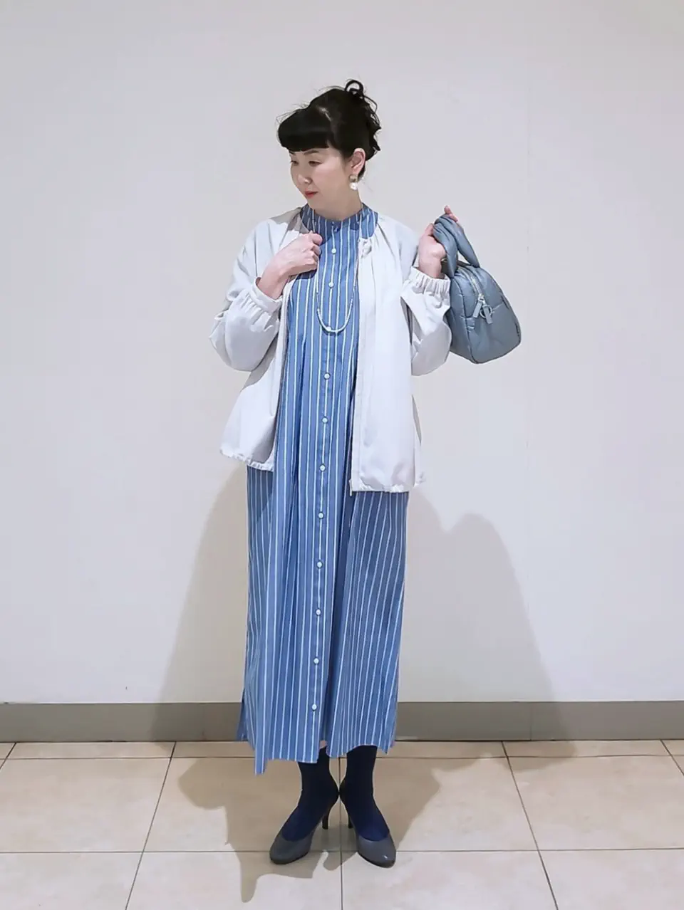 J.PRESS LADIES L スタッフ コーディネート画像