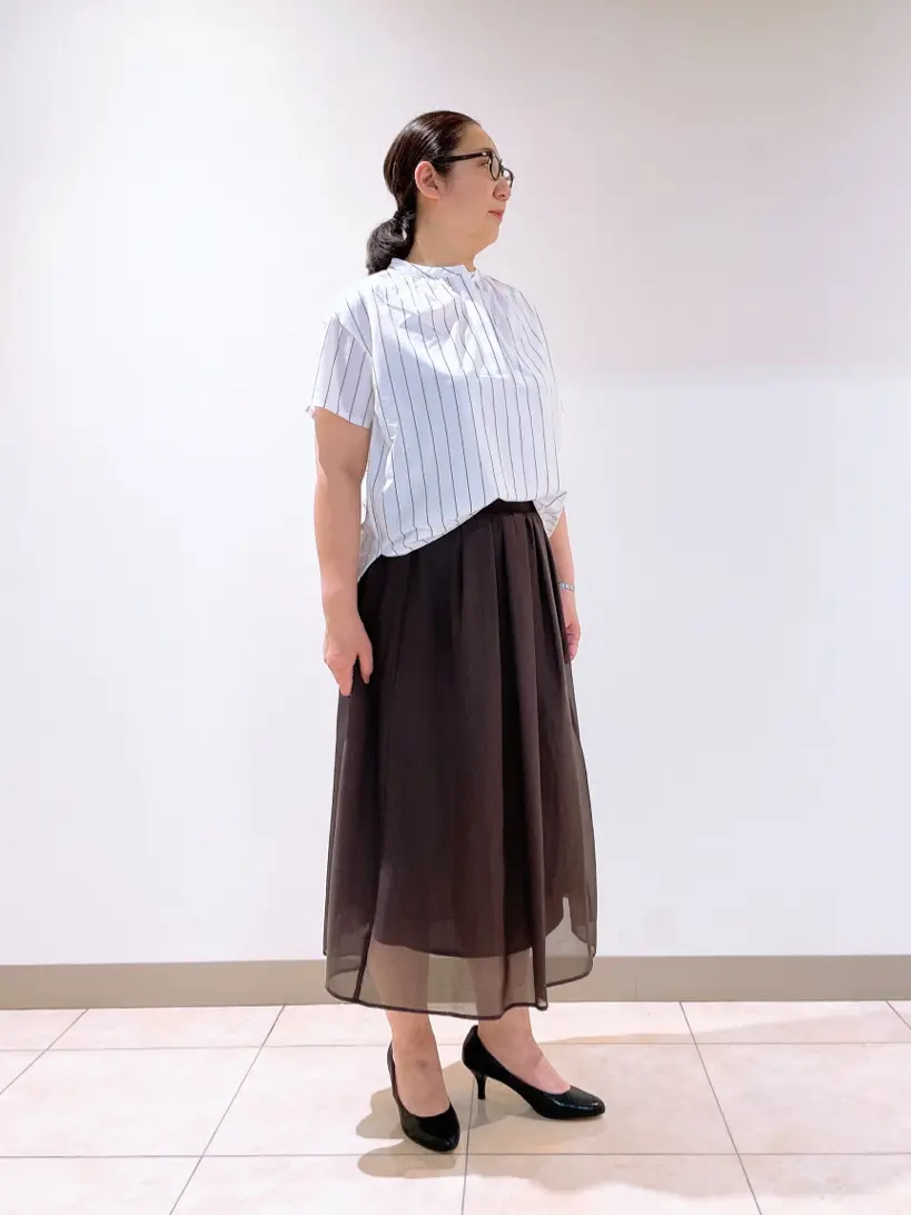 J.PRESS LADIES L スタッフ コーディネート画像