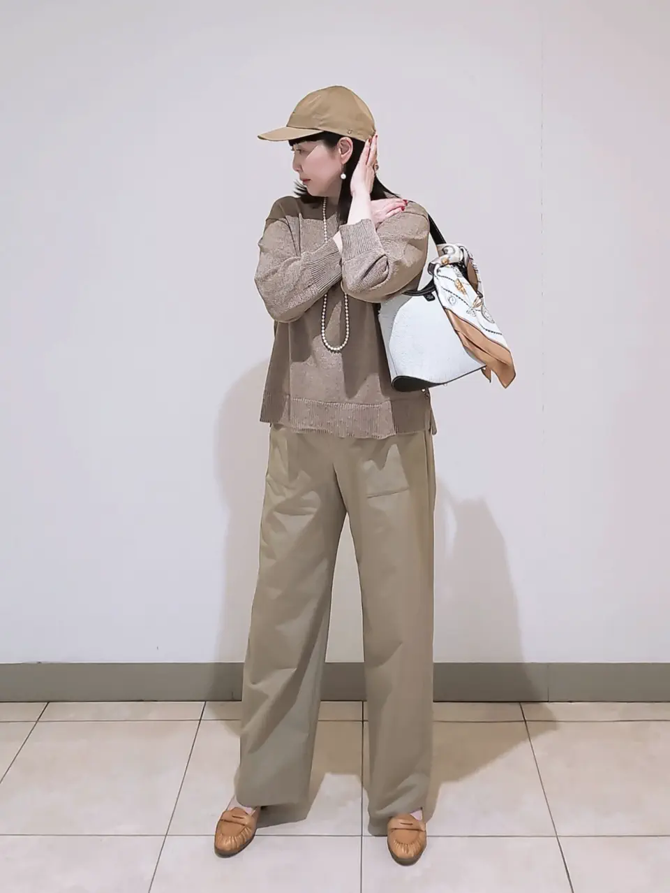 J.PRESS LADIES L スタッフ コーディネート画像