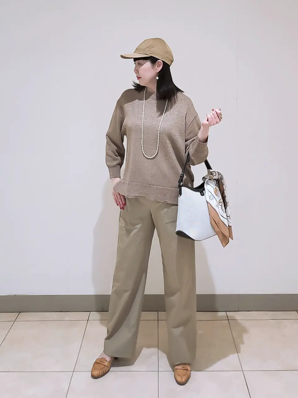 J.PRESS LADIES L スタッフ コーディネート画像