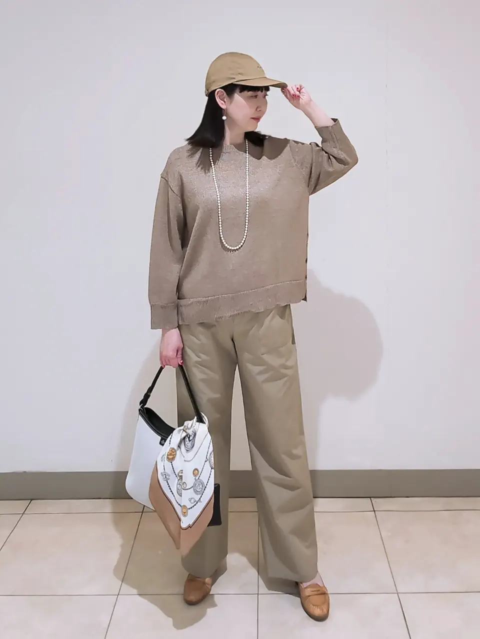 J.PRESS LADIES L スタッフ コーディネート画像