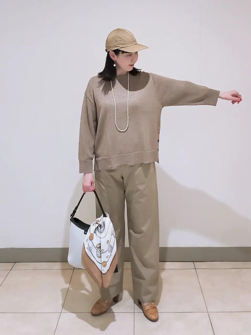 J.PRESS LADIES L スタッフ コーディネート画像