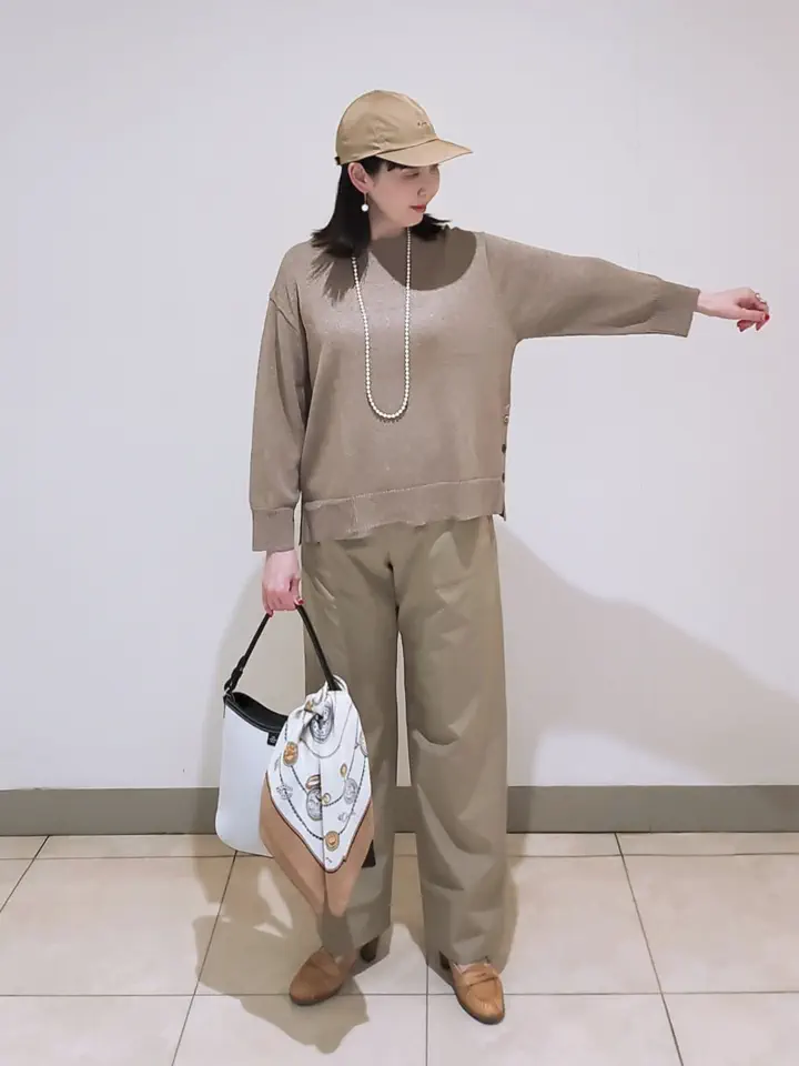 J.PRESS LADIES L スタッフ コーディネート画像