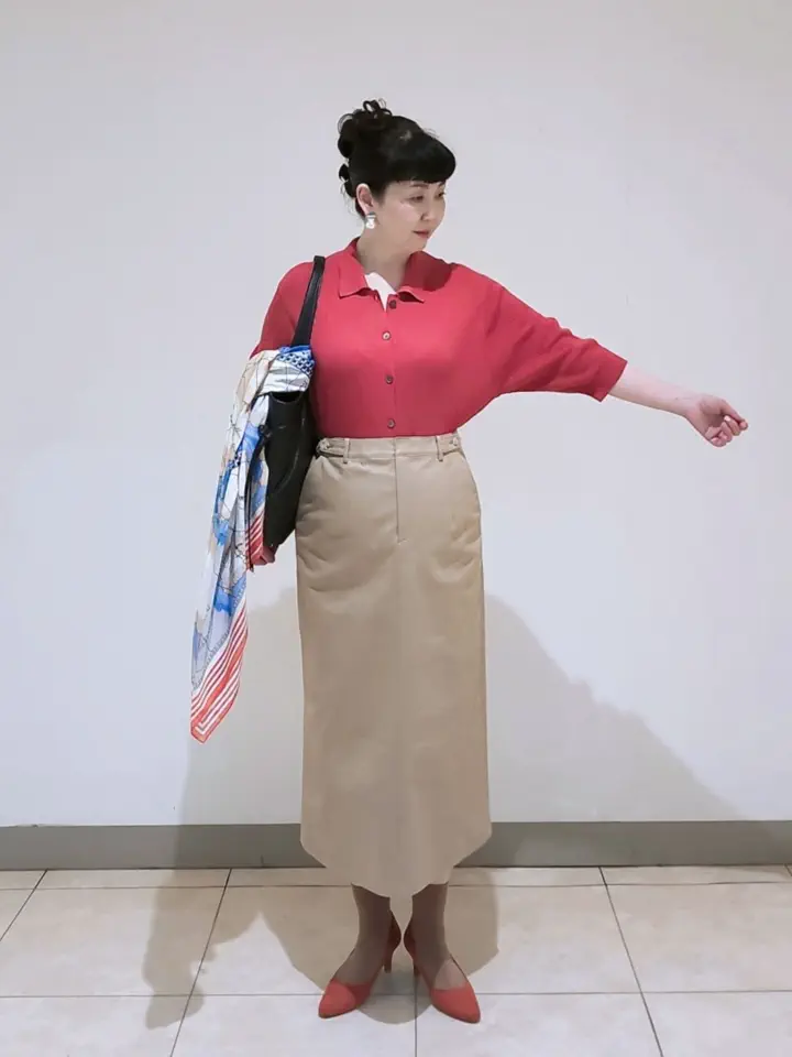 J.PRESS LADIES L スタッフ コーディネート画像