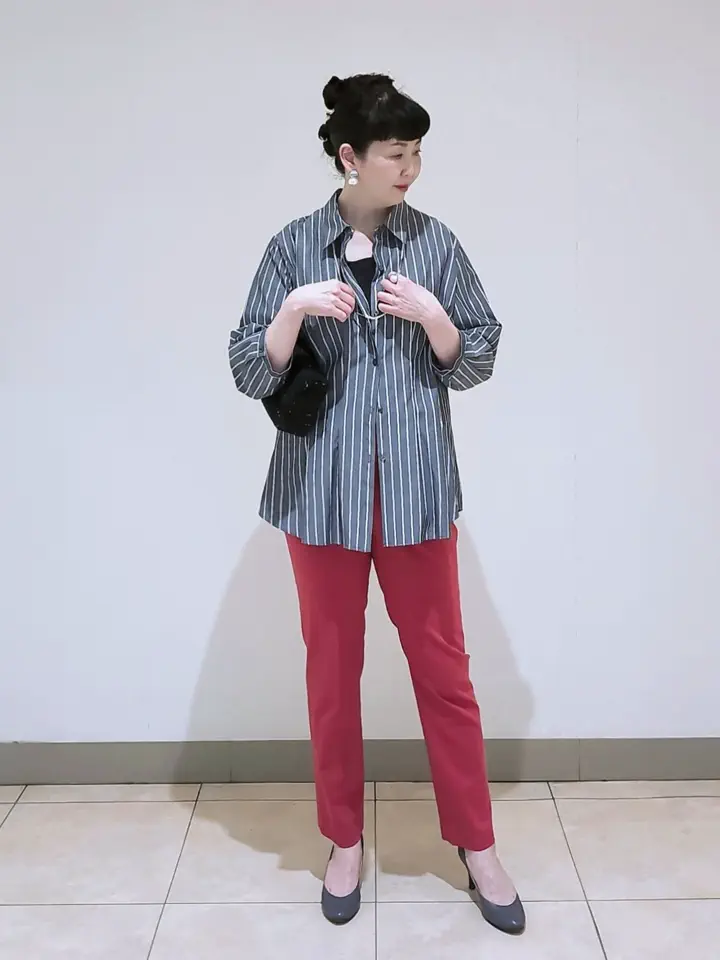 J.PRESS LADIES L スタッフ コーディネート画像