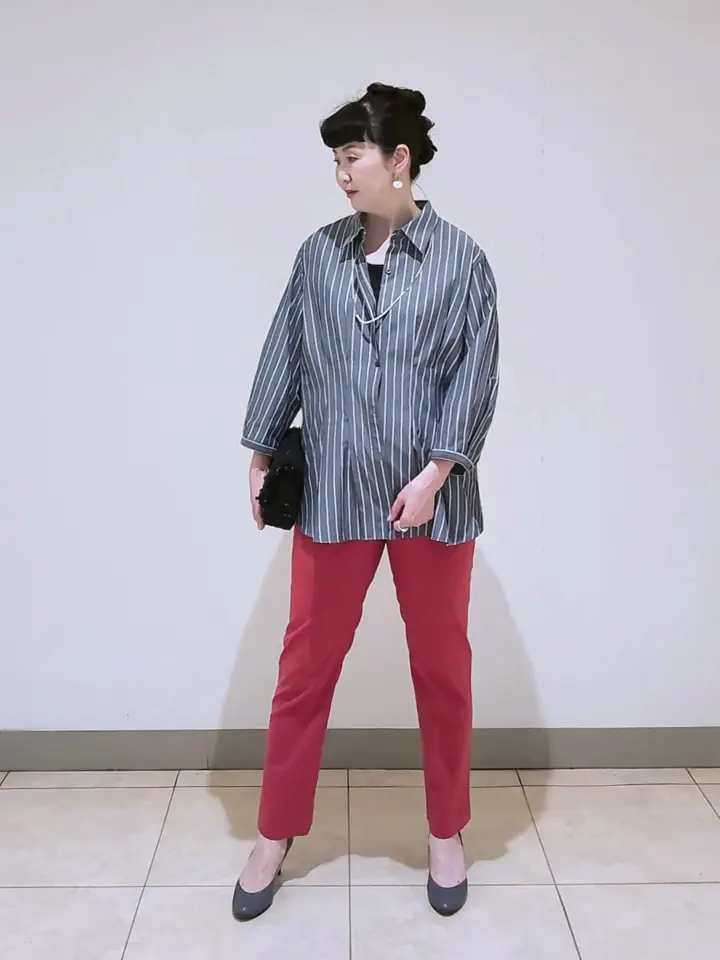 J.PRESS LADIES L スタッフ コーディネート画像