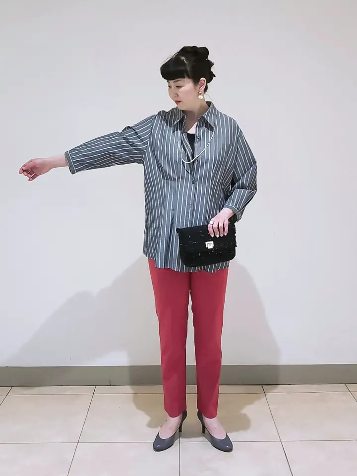 J.PRESS LADIES L スタッフ コーディネート画像