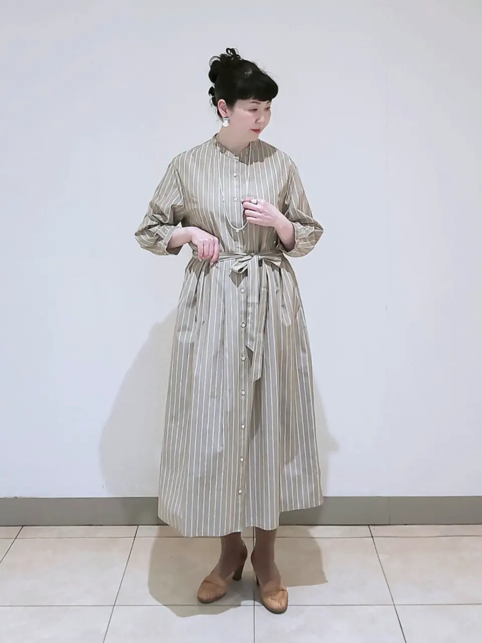 J.PRESS LADIES L スタッフ コーディネート画像