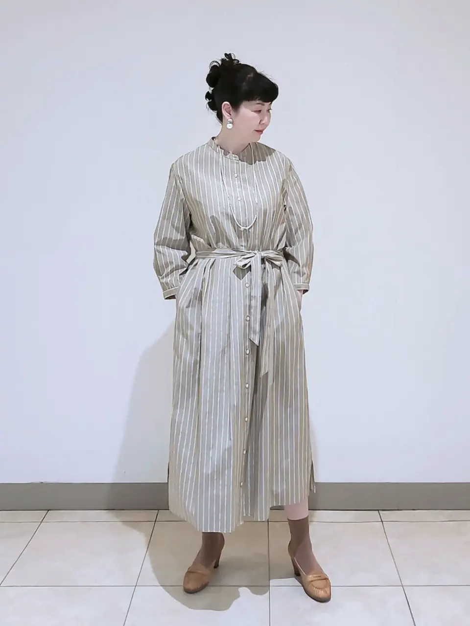 J.PRESS LADIES L スタッフ コーディネート画像