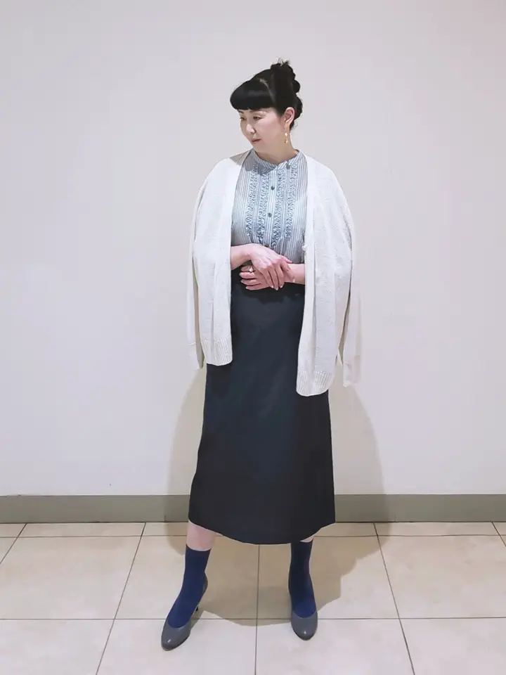 J.PRESS LADIES L スタッフ コーディネート画像