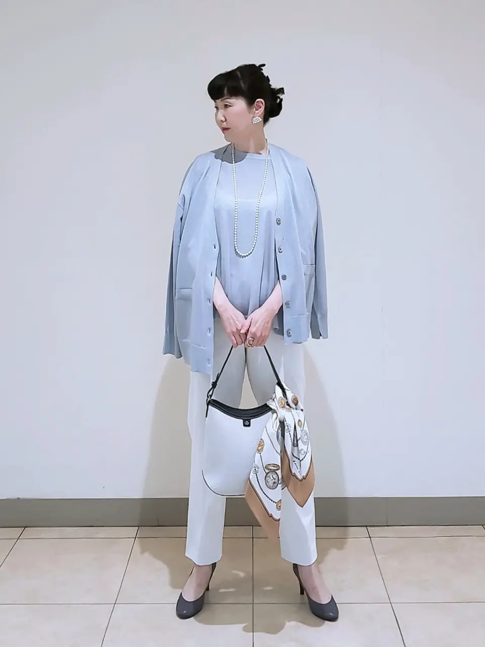 J.PRESS LADIES L スタッフ コーディネート画像