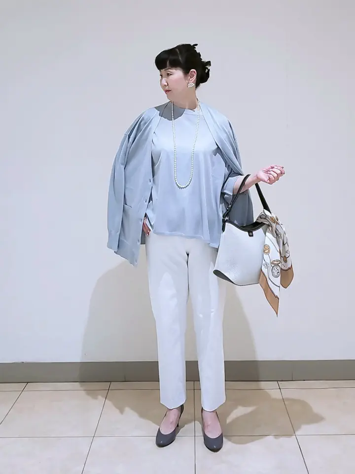 J.PRESS LADIES L スタッフ コーディネート画像