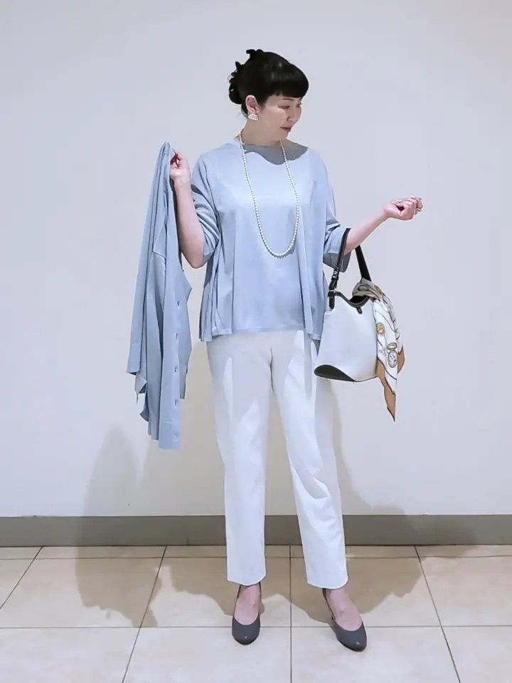 J.PRESS LADIES L スタッフ コーディネート画像