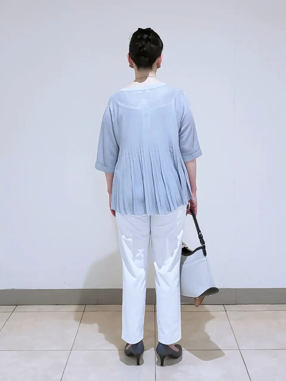 J.PRESS LADIES L スタッフ コーディネート画像