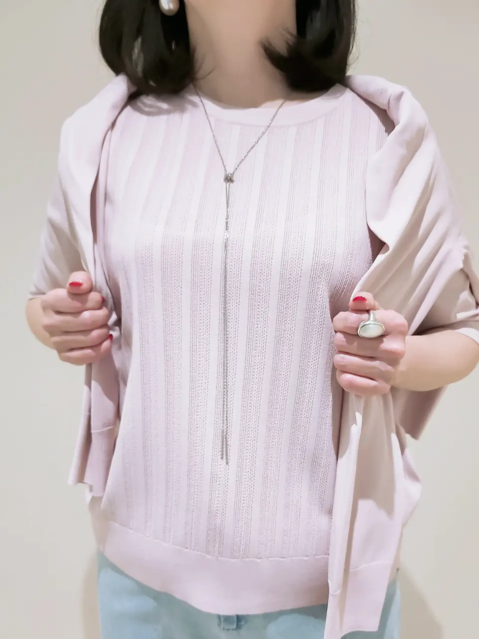 J.PRESS LADIES L スタッフ コーディネート画像