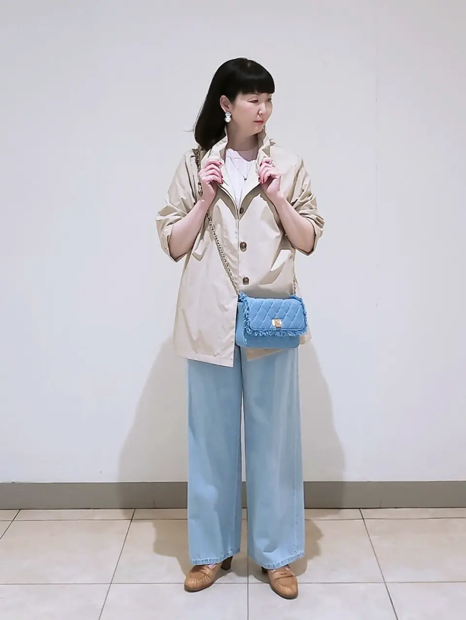 J.PRESS LADIES L スタッフ コーディネート画像