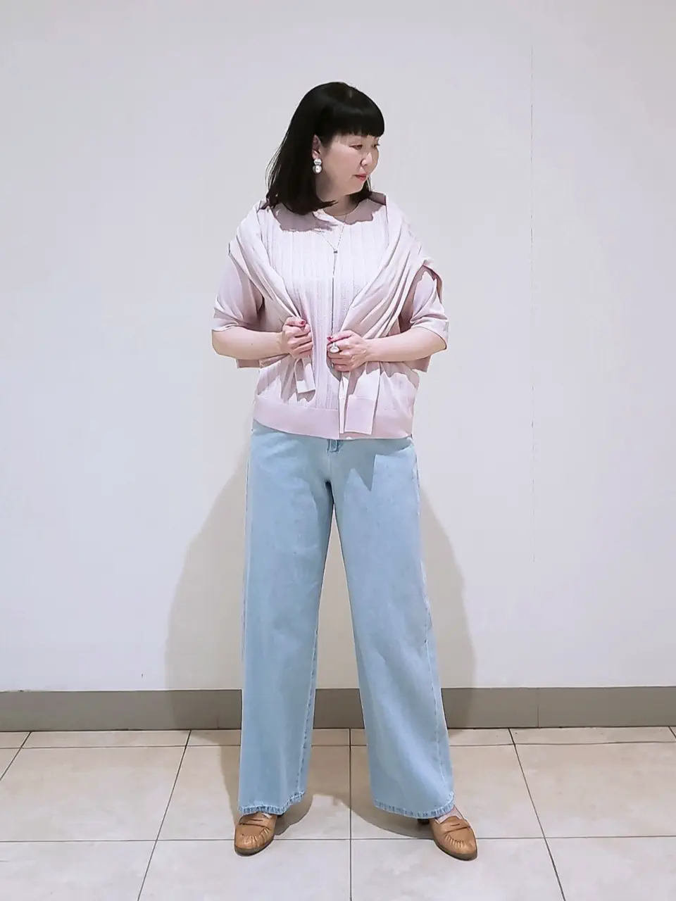 J.PRESS LADIES L スタッフ コーディネート画像