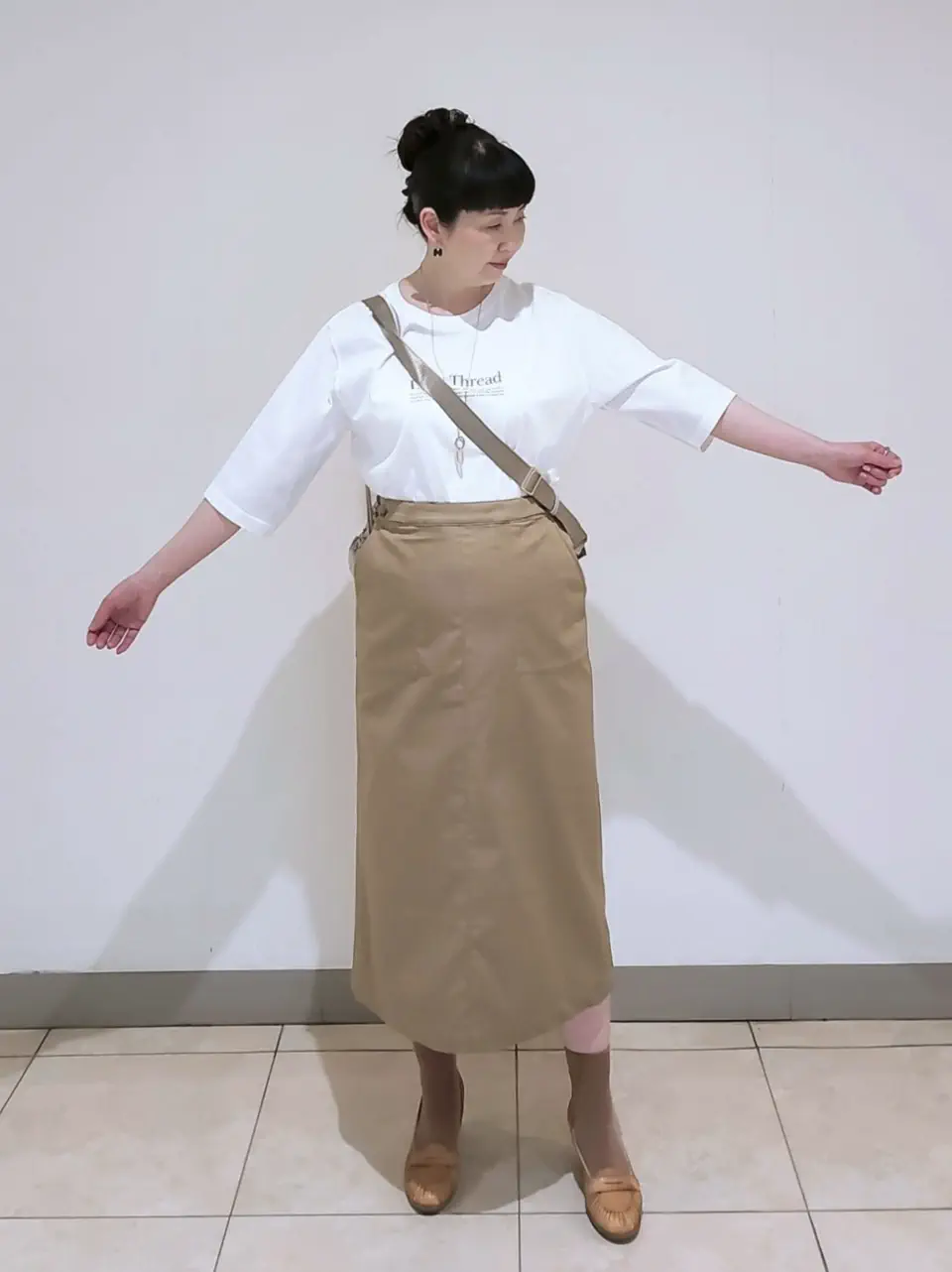 J.PRESS LADIES L スタッフ コーディネート画像