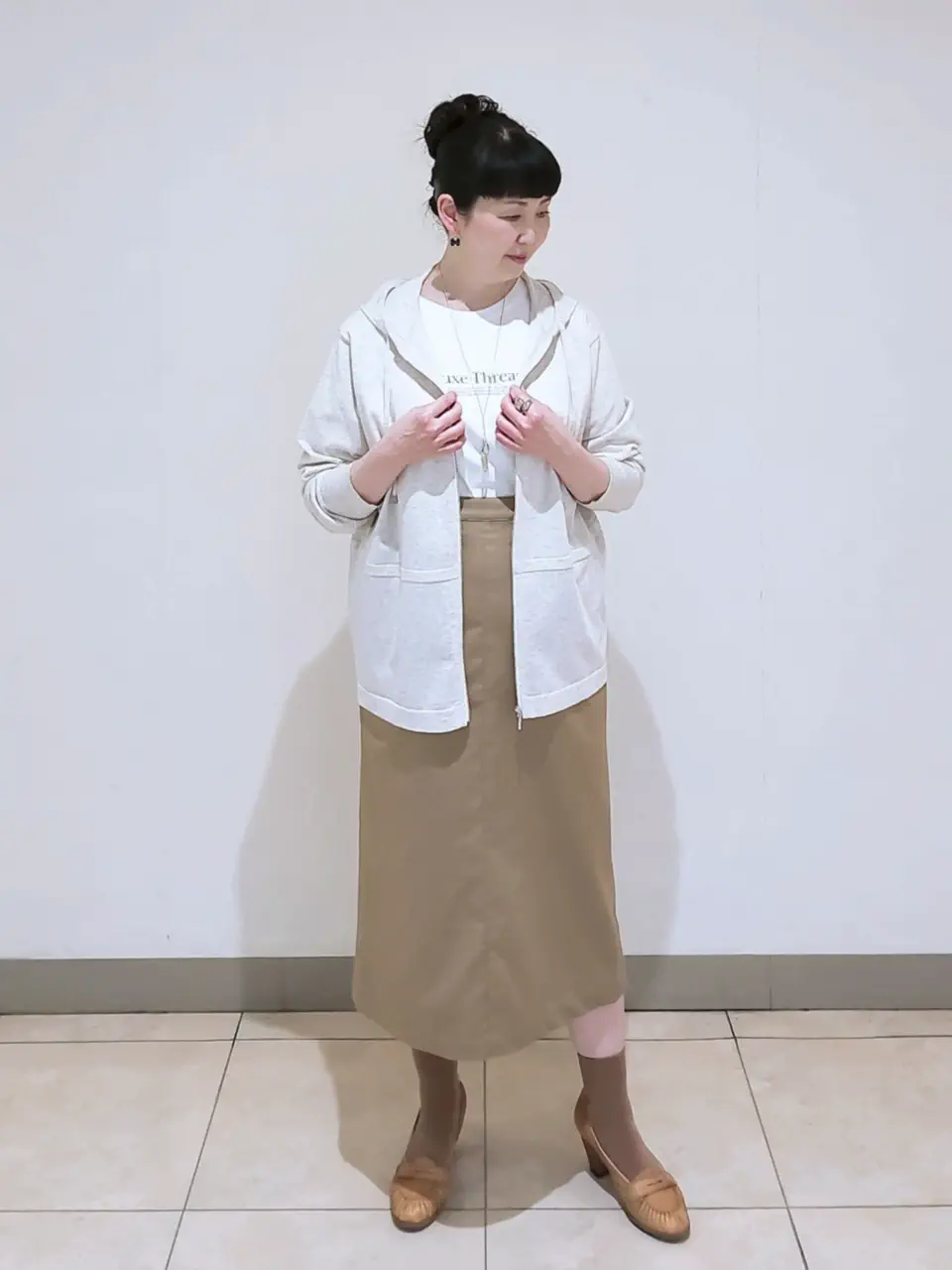 J.PRESS LADIES L スタッフ コーディネート画像