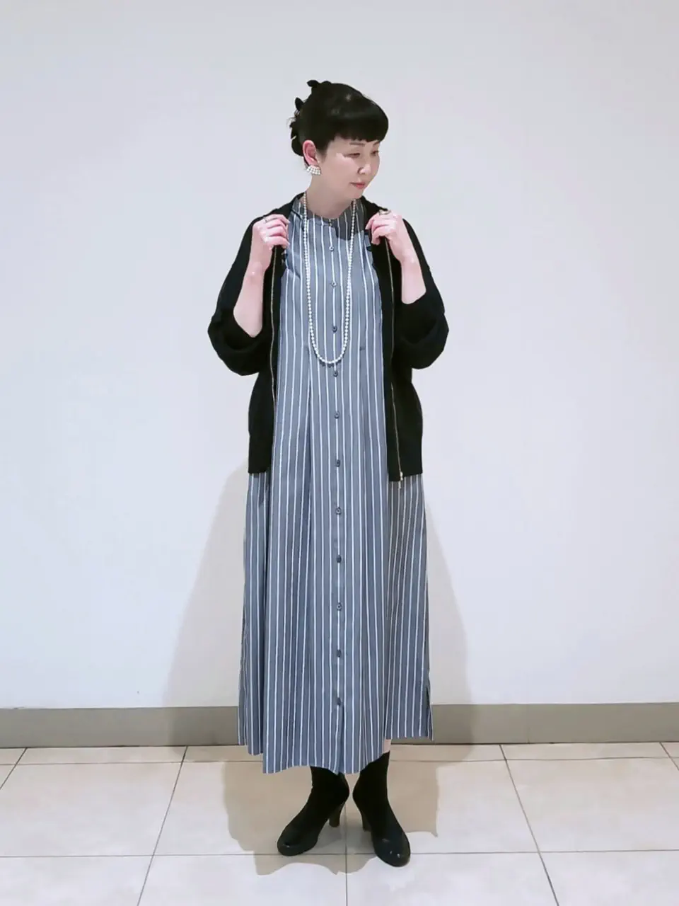 J.PRESS LADIES L スタッフ コーディネート画像