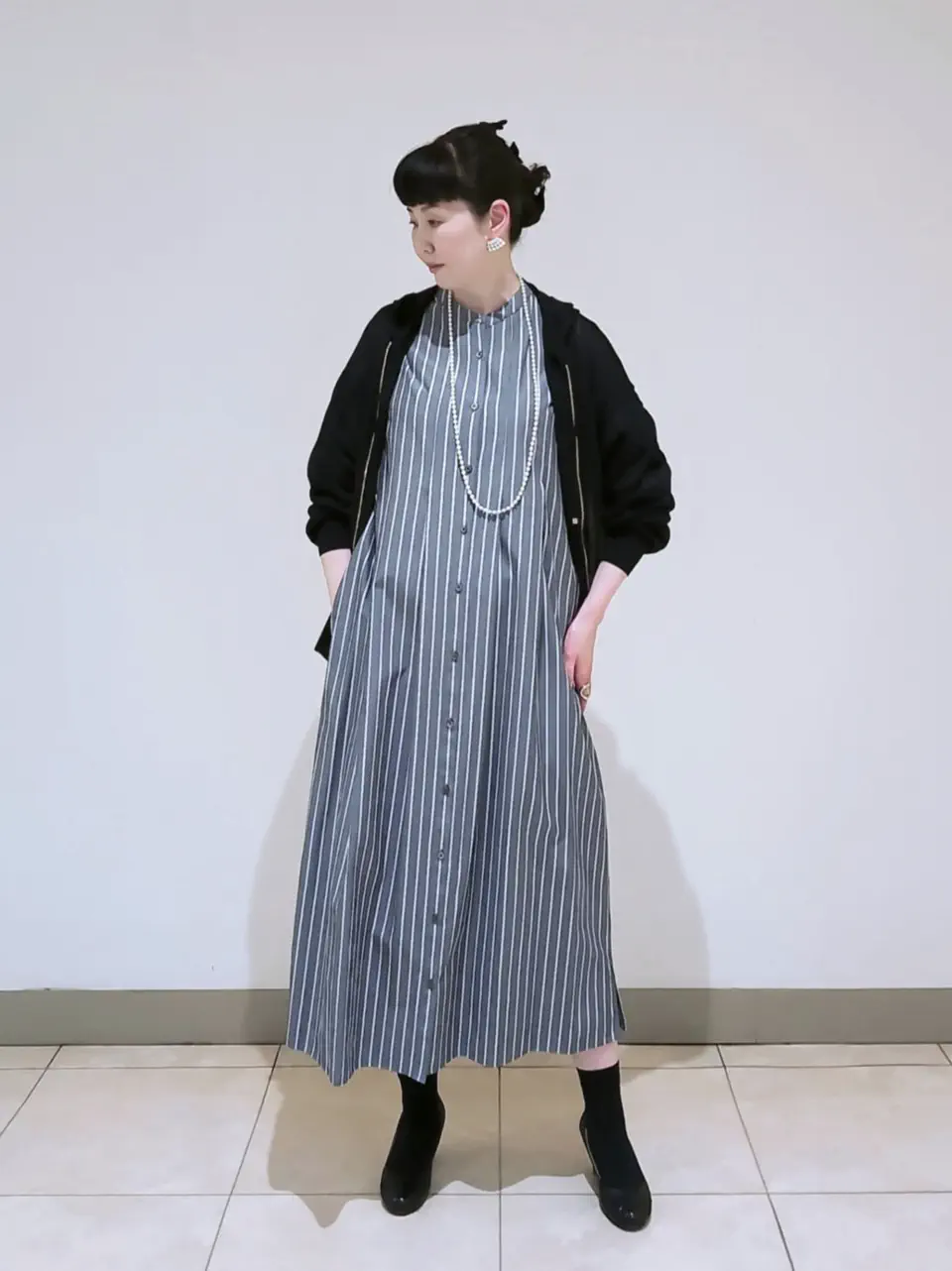 J.PRESS LADIES L スタッフ コーディネート画像