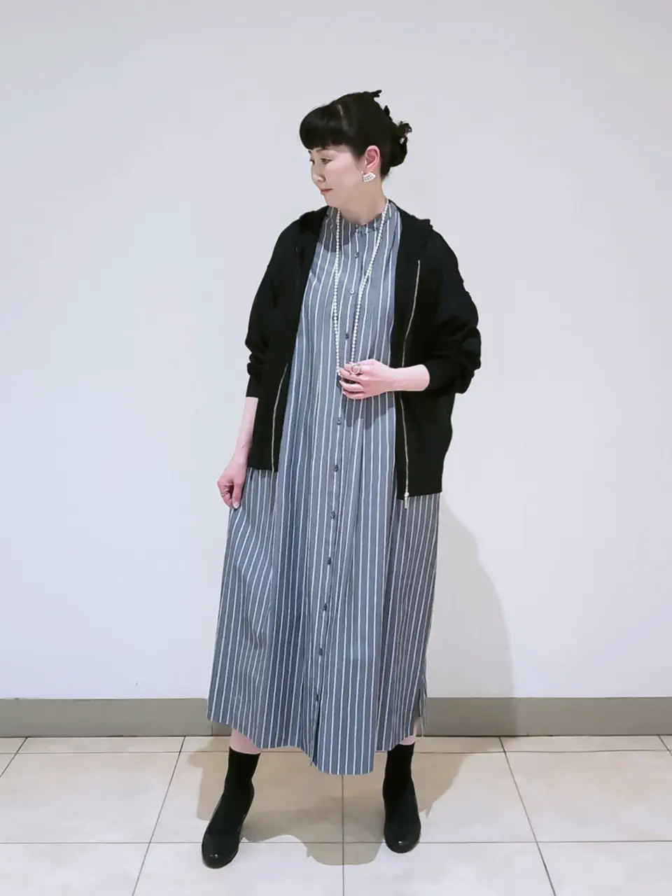 J.PRESS LADIES L スタッフ コーディネート画像