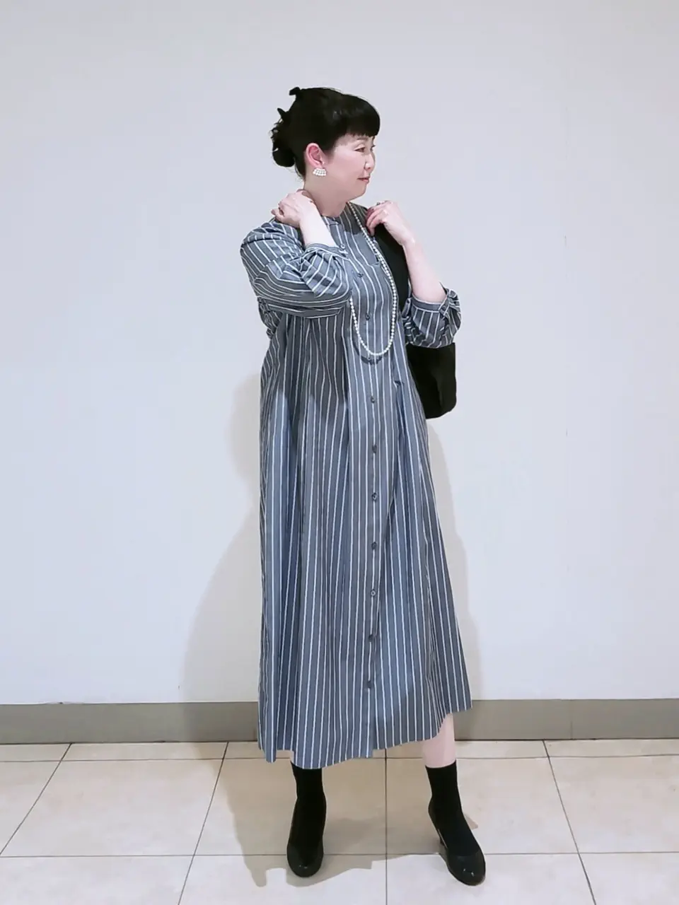 J.PRESS LADIES L スタッフ コーディネート画像