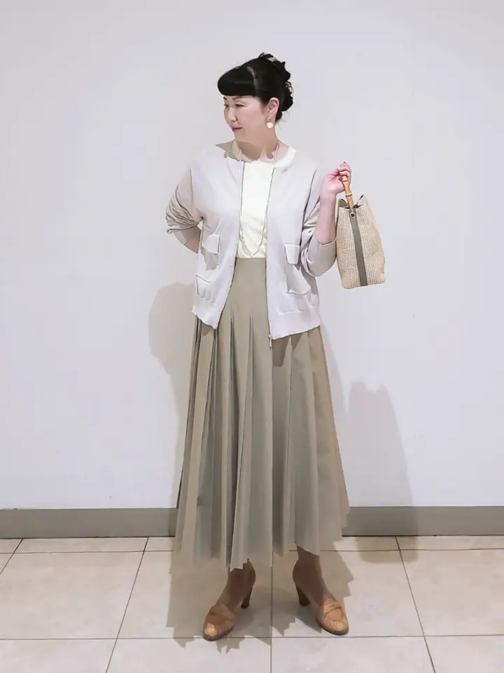 J.PRESS LADIES L スタッフ コーディネート画像