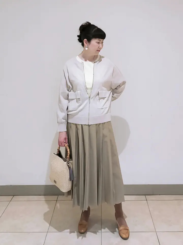 J.PRESS LADIES L スタッフ コーディネート画像