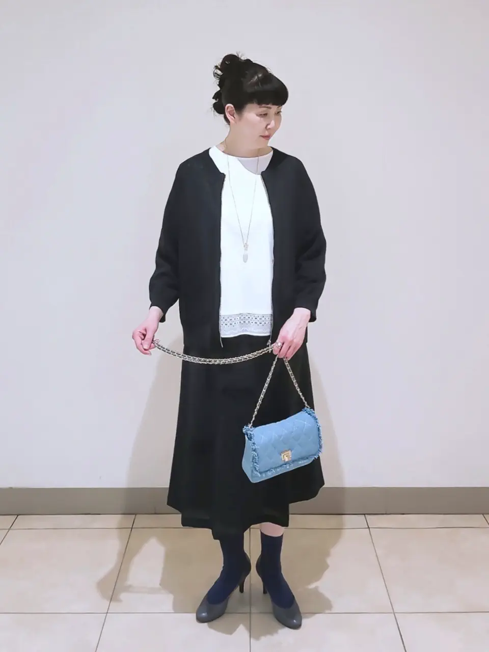 J.PRESS LADIES L スタッフ コーディネート画像