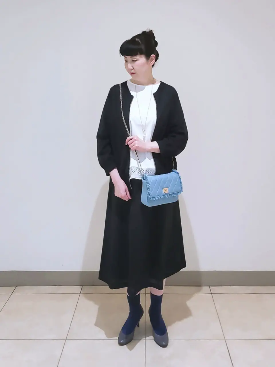 J.PRESS LADIES L スタッフ コーディネート画像