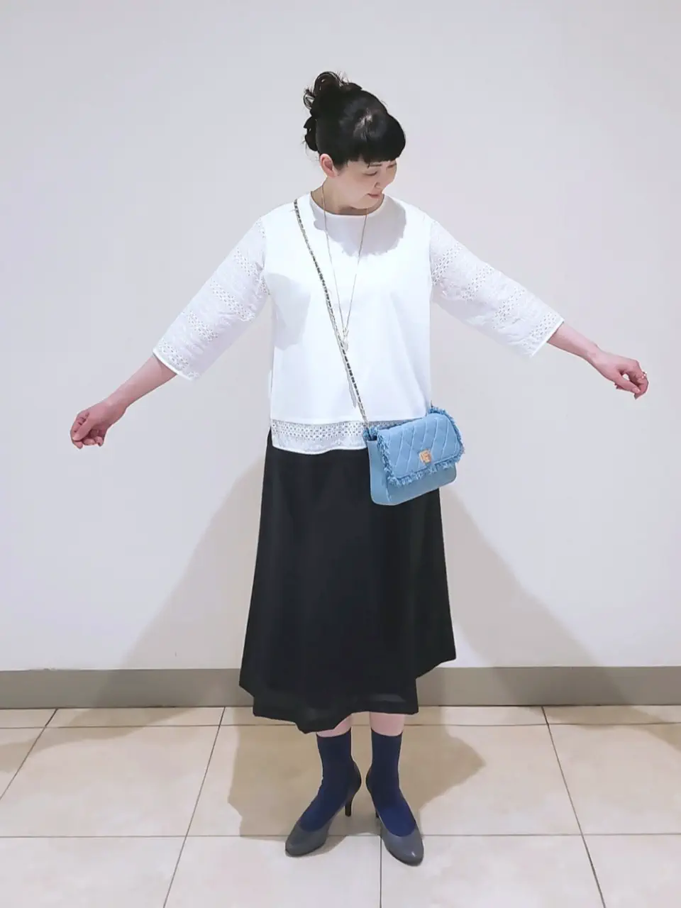 J.PRESS LADIES L スタッフ コーディネート画像