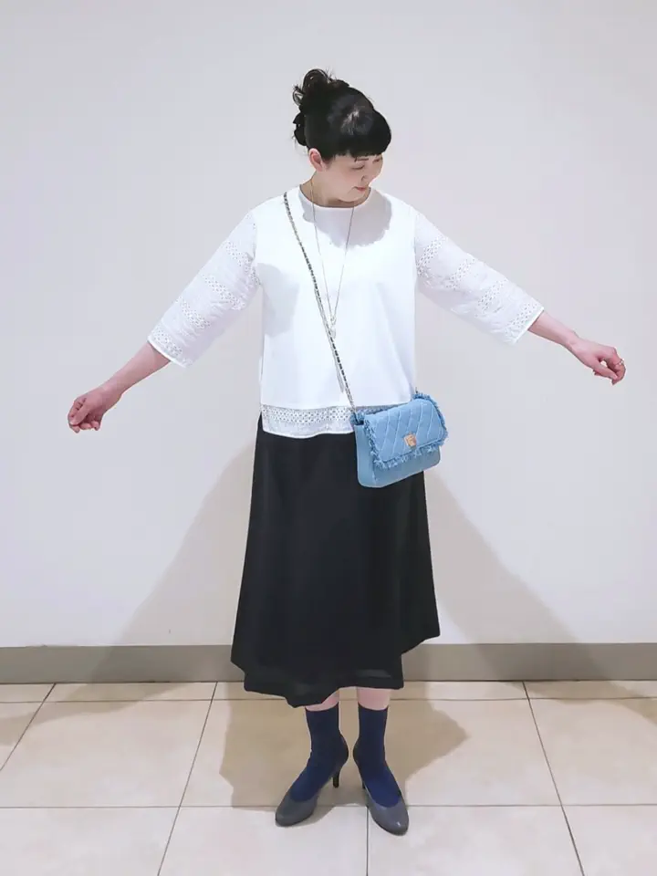 J.PRESS LADIES L スタッフ コーディネート画像