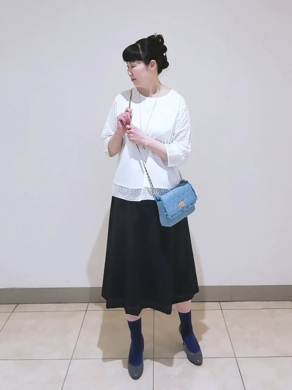 J.PRESS LADIES L スタッフ コーディネート画像