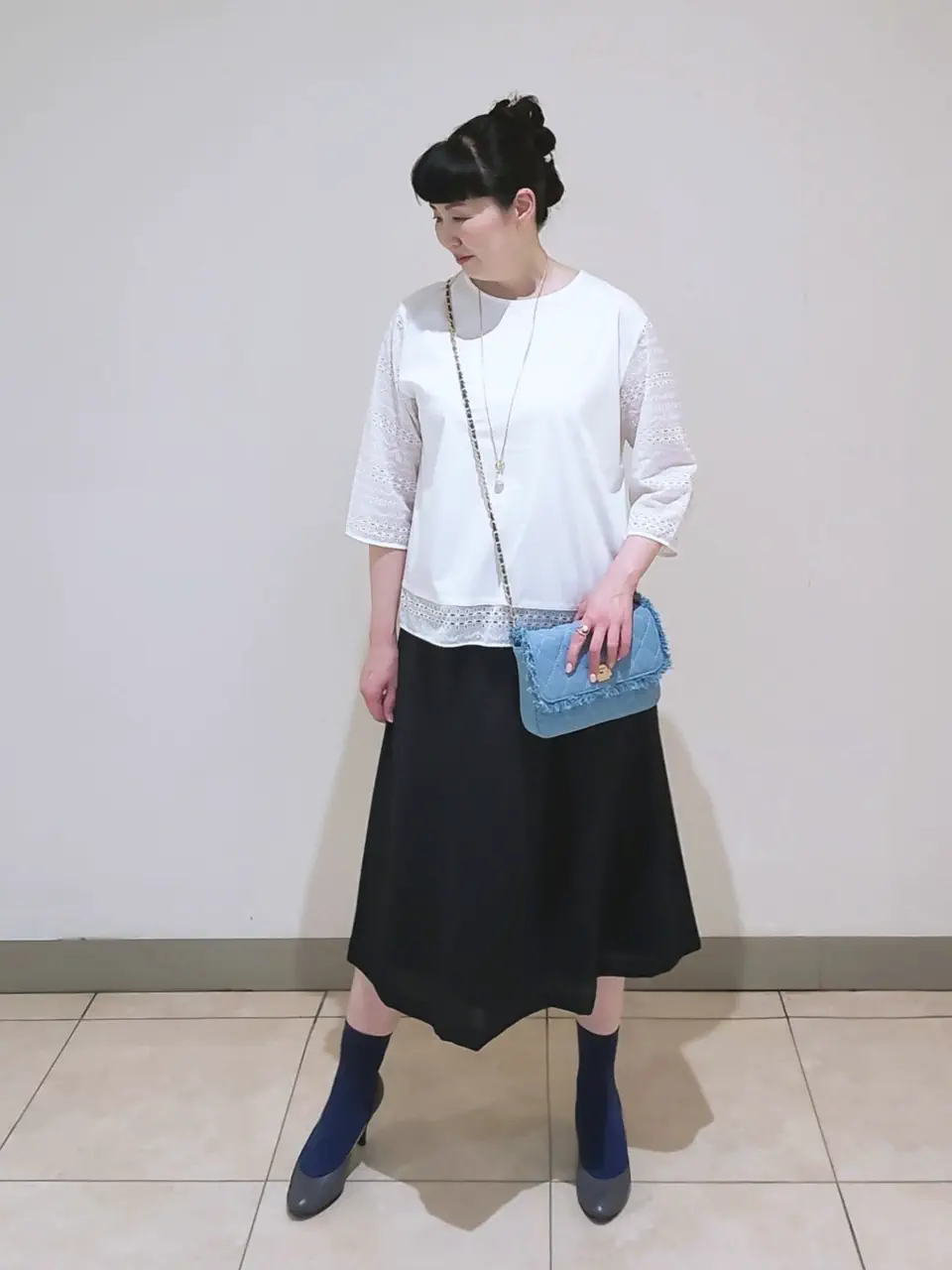 J.PRESS LADIES L スタッフ コーディネート画像