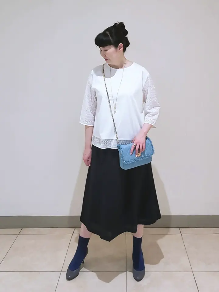 J.PRESS LADIES L スタッフ コーディネート画像