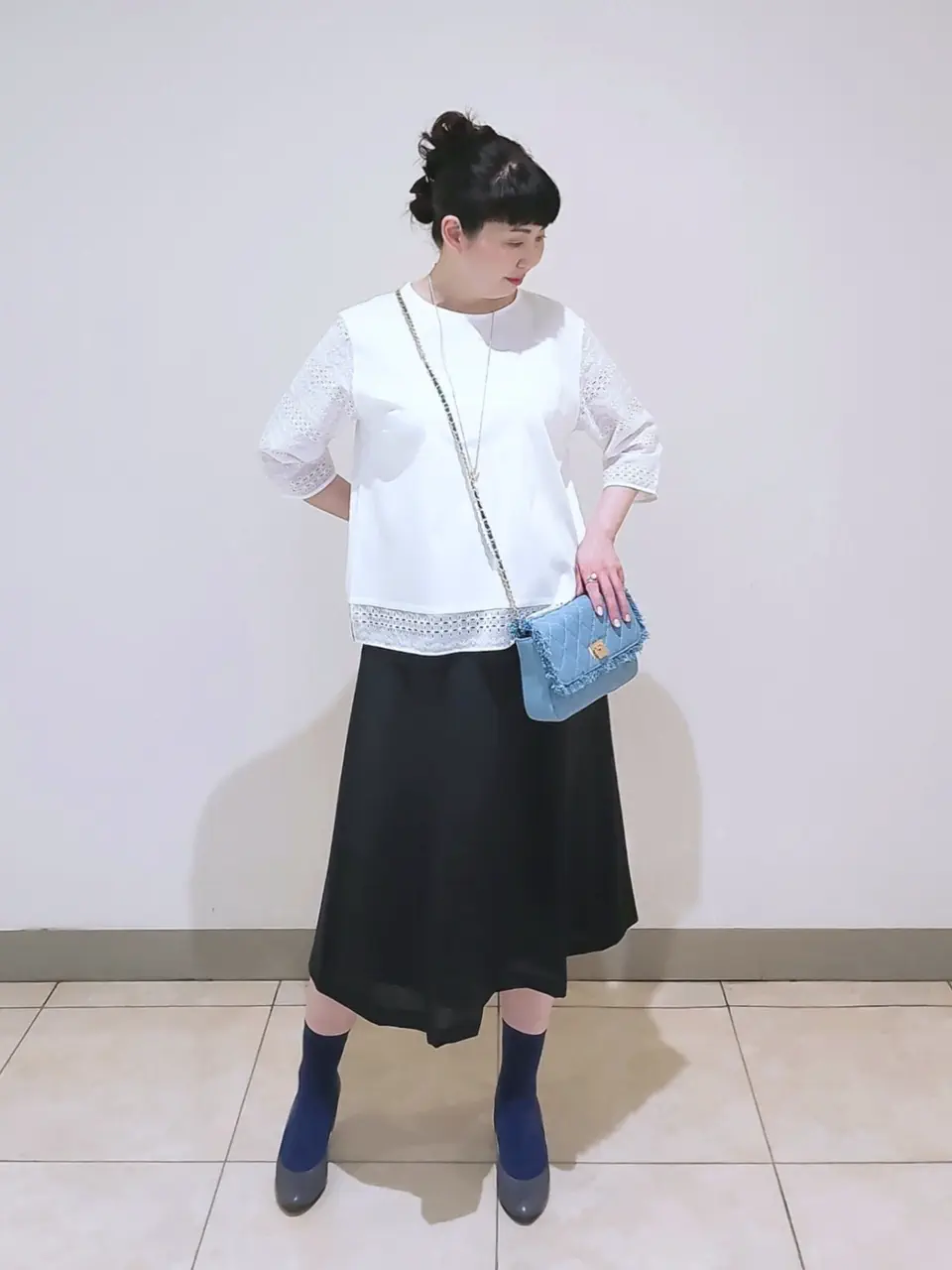 J.PRESS LADIES L スタッフ コーディネート画像