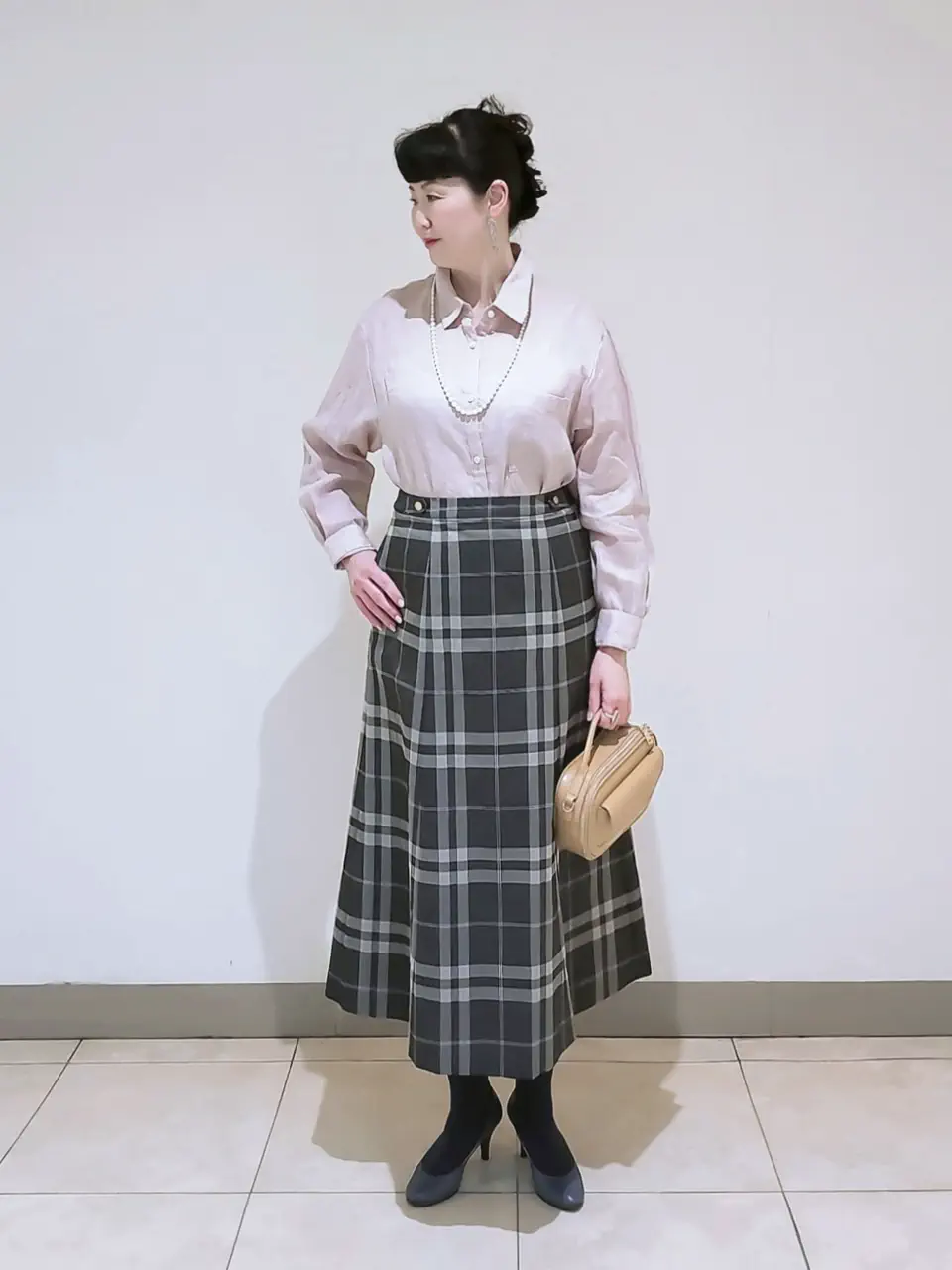 J.PRESS LADIES L スタッフ コーディネート画像