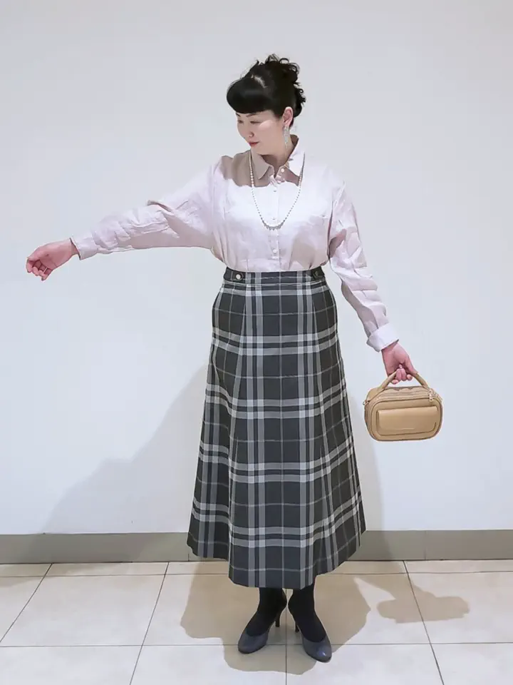 J.PRESS LADIES L スタッフ コーディネート画像