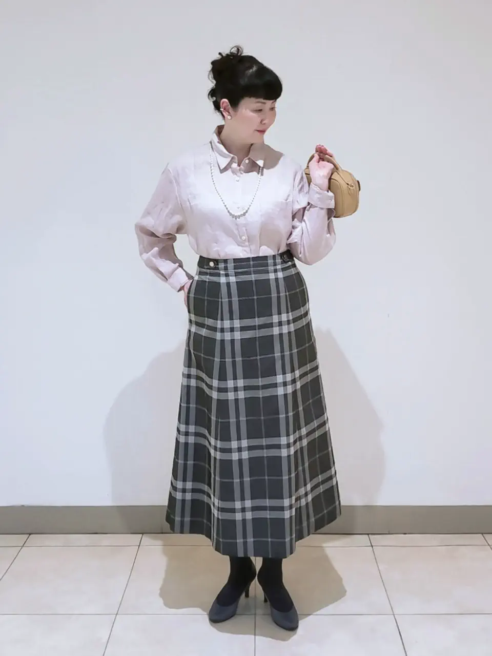 J.PRESS LADIES L スタッフ コーディネート画像