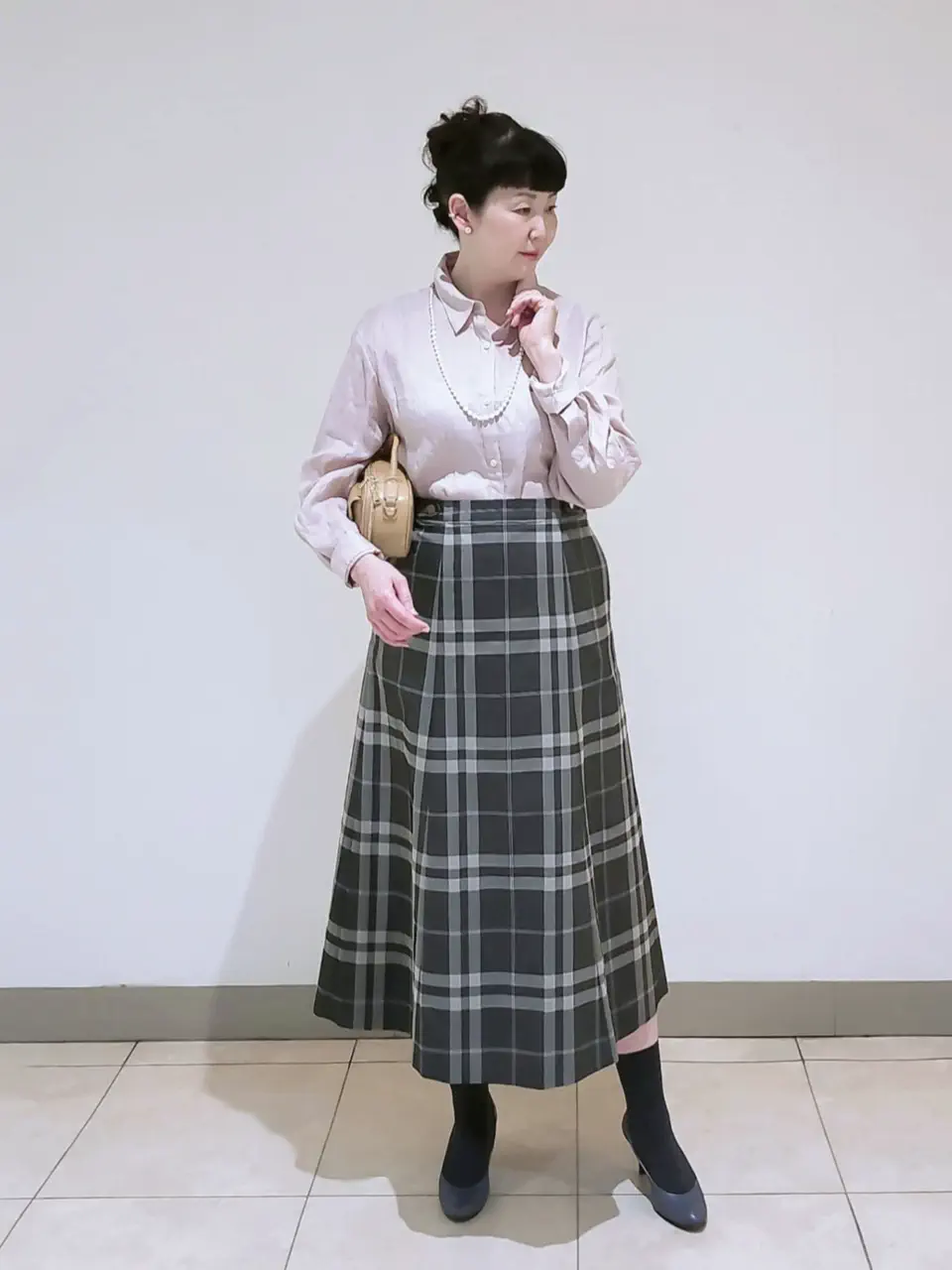 J.PRESS LADIES L スタッフ コーディネート画像