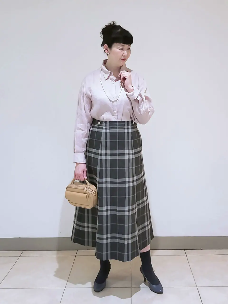 J.PRESS LADIES L スタッフ コーディネート画像