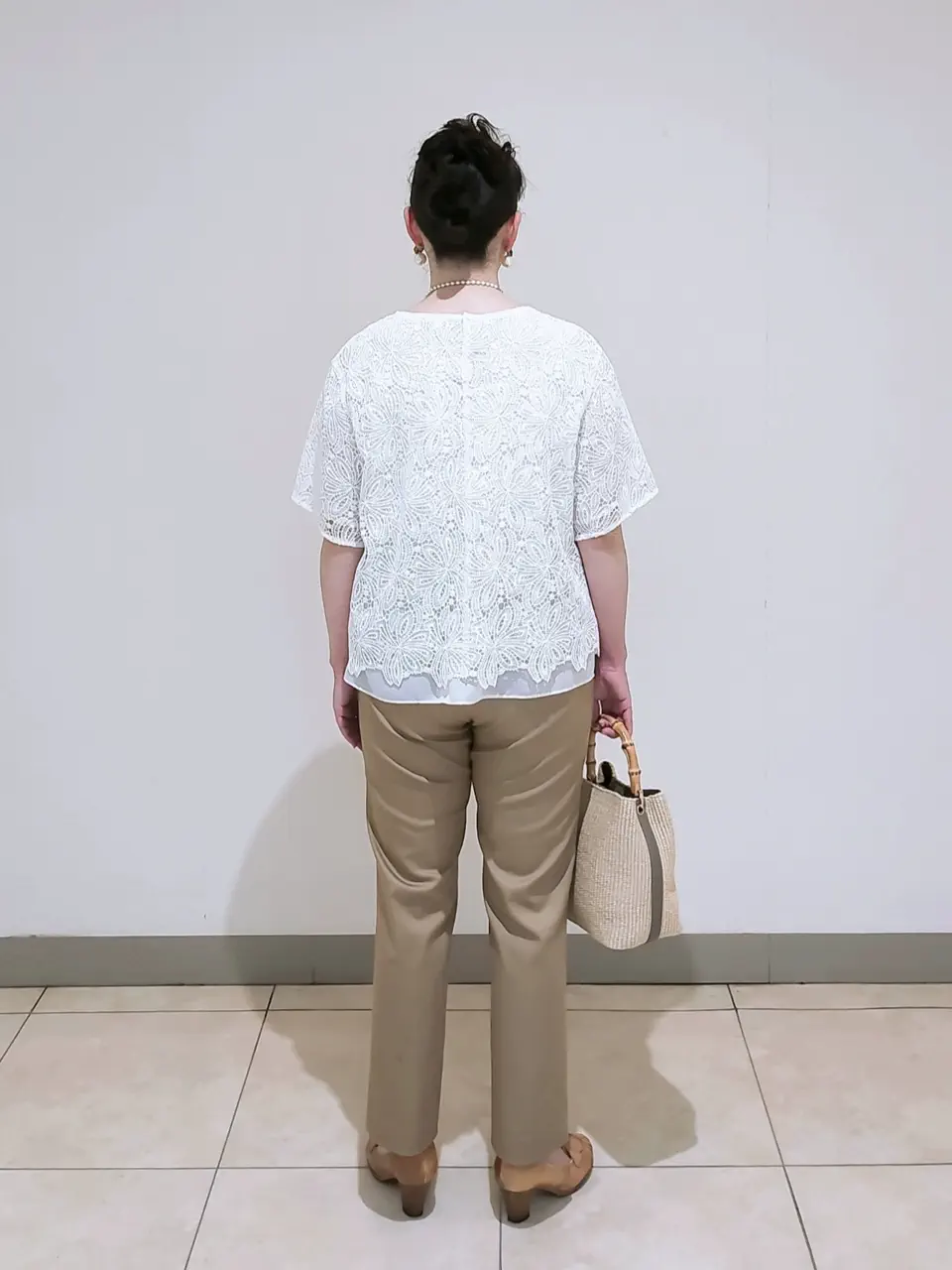 J.PRESS LADIES L スタッフ コーディネート画像