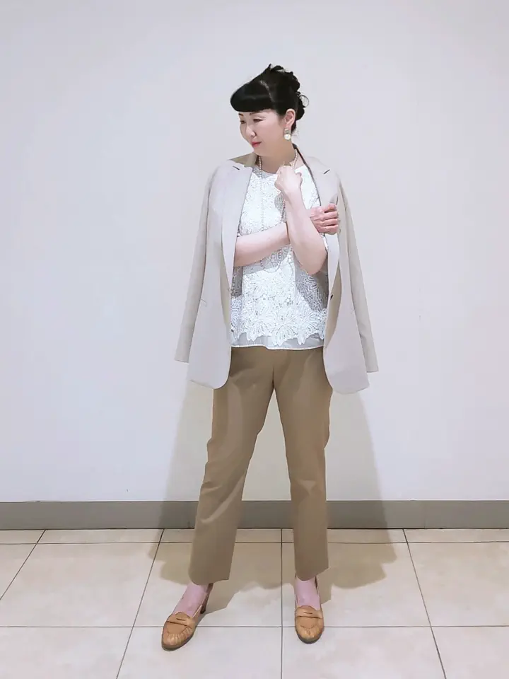 J.PRESS LADIES L スタッフ コーディネート画像